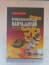 BIMBINGAN MENULIS KARYA ILMIAH