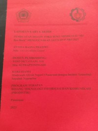 pembuatan desain toko buku minimalis ''my boo booki'' menggunakan sketchup pro 2023