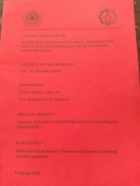 pembuatan desain daftar menu makanan the grove cafe menggunakan aplikasi adobe photoshop CS6