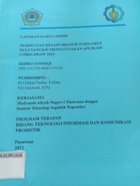 PEMBUATAN DESAIN BROSUR TURNAMEN BULUTANGKIS MENGGUNAKAN APLIKASI CORELDRAW 2022