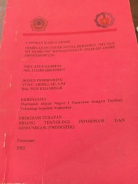 pembuatan cover novel berjudul my gus my husband menggunakan aplikasi adobe photoshop cs 6