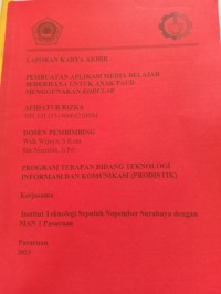 pembuatan aplikasi media belajar sederhana untuk anak paud menggunakan kodular