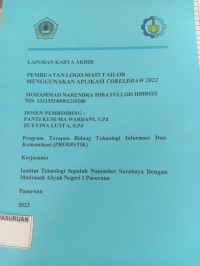 pembuatan logo siati tailor menggunakan aplikasi coreldraw 2022