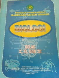 program pembelajaran madrasah aliyah unggul biologi kelas 10, 11, 12