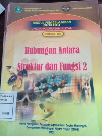 modul pembelajaran biologi untuk madrasah aliyah modul 5 hubungan antara struktur dan fungsi 2