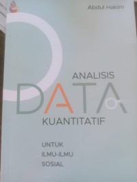 analisis data kuantitatif  untuk ilmu-ilmu sosial