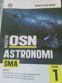 osn olimpiade sains nasional astronomi sma volume 1