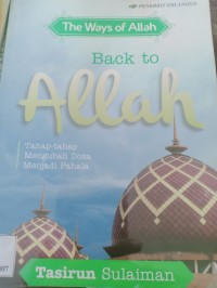 the ways of allah back to allah tahap-tahap mengubah dosa menjadi pahala