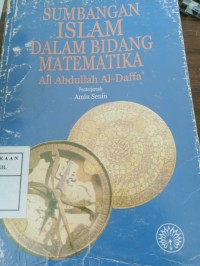 sumbangan islam dalam bidang matematika