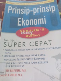 prinsip-prinsip ekonomi