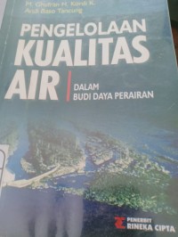 pengelolaan kualitas air dalam budidaya perairan