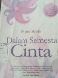 pipiet senja dalam semesta cinta