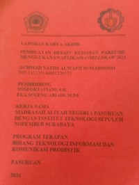 laporan karya akhir pembuatan desain kemasan parfume menggunakan aplikasi coreldraw 2021