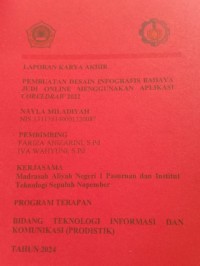 laporan karya akhir pembuatan desain infografis bahaya judi online menggunakan aplikasi coreldraw 2022