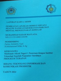 laporan karya akhir pembuatan aplikasi mobile nirvana health: panduan kesehatan fisik dan mental menggunakan kodular