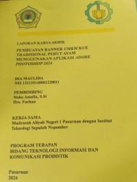 laporan karya akhir pembuatan banner umkm kue tradisional perut ayam menggunakan aplikasi adobe photoshop 2024