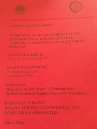 laporan karya akhir pembuatan aplikasi ecokids dalam meningkatkan kesadaran anak terhadap lingkungan menggunakan kodular