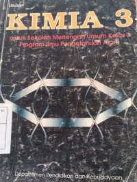 kimia 3 untuk sekolah menengah umum kelas 3 program ilmu pengetahuan alam